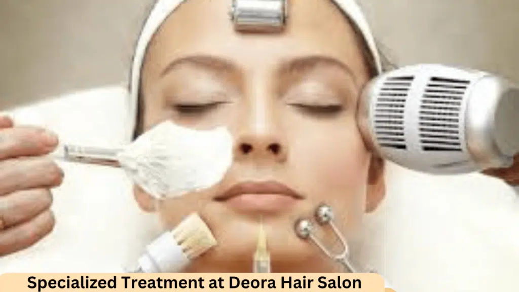 illustration of specialized treatment at deora hair salon