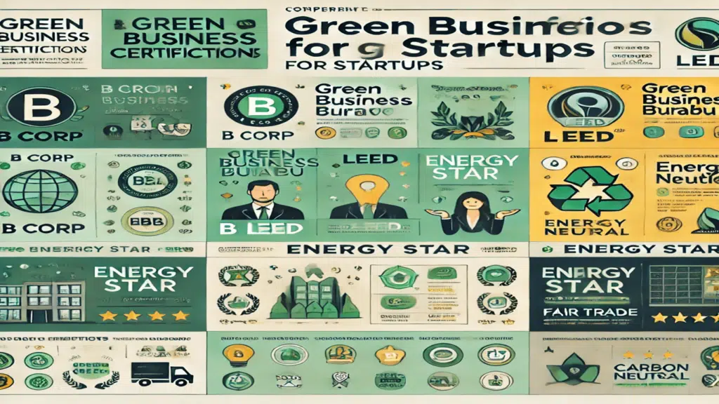 comparing different green business certifications for startups